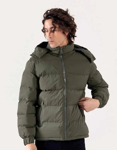 HOODED PUFFER JACKET